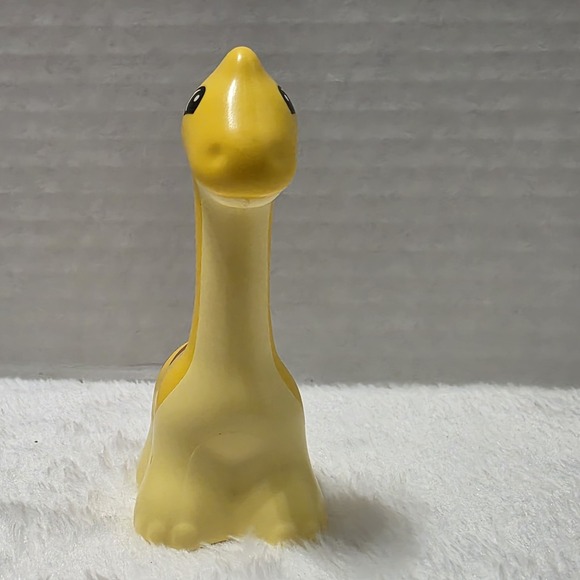 1x Lego Duplo Animal Dino Baby Diplodocus Light Yellow Pattern Striped - Picture 3 of 5